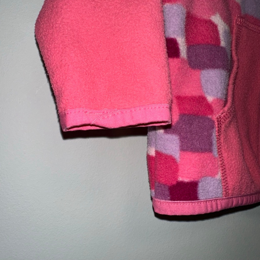 Girls The North Face Fleece Jacket 6-12M Pink Full Zip - Picture 5 of 9
